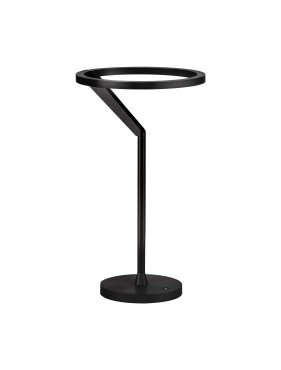 Nova Luce Tilia - lampe à poser - Ø 22 x 38 cm - 16W dimmable LED inclus - noir sablé