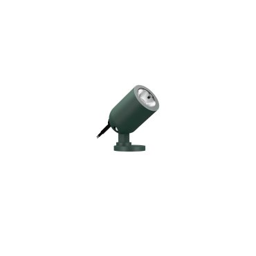 VK Lighting Sui - spot au sol en saillie - Ø 5,5 x 7,4 cm - 7W LED inclus - IP65 - vert