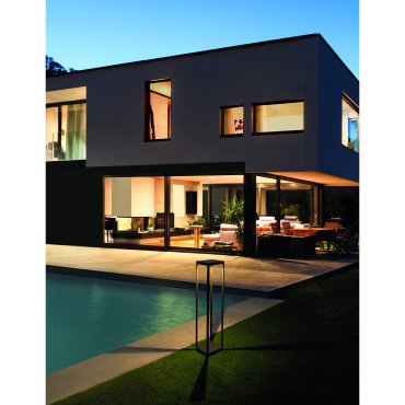 Nova Luce Surf - lampe de jardin - 80 cm - 10W LED inclus - IP65 - anthracite