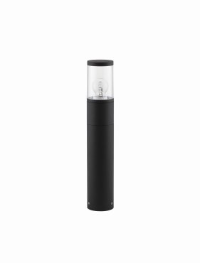 Nova Luce Cetera - lampe de jardin - Ø 9 x 50 cm - IP54 - anthracite foncé