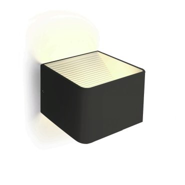 ONE Light Backlight Wall Range - applique murale - 10 x 10 x 8 cm - 6W LED inclus - noir