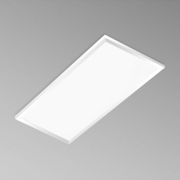 Century Italia Quadro - plafonnier encastré - 59,5 x 29,5 x 1 cm - 24W LED inclus - IP43 - blanc