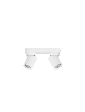 Nova Luce Amecy - spot en saillie 2L - 22 x 12,5 x 6,5 cm - blanc sablé