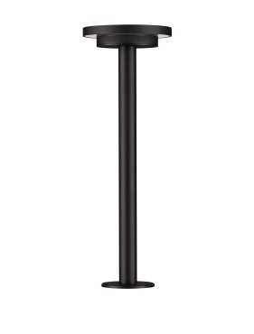 Nova Luce Nitro - lampe de jardin - Ø 15 x 43,7 cm - 12W LED inclus - IP65 - noir sablé