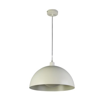 Searchlight Mars - lampe suspendue - Ø 40 x 150 cm - crème mat et crème