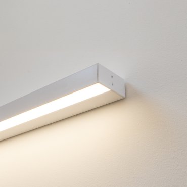 Roi Du Luminaire Wall Line - applique murale - profilé 3,3 x 7 cm - 19,2W LED par mètre - blanc - bande LED et driver IP65