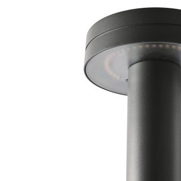 Faro Espot - lampe de jardin - Ø 16 x 35 cm - 9W LED inclus - IP65 - gris foncé