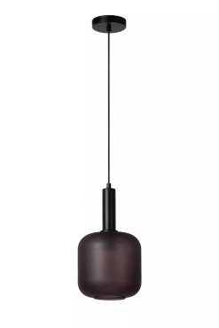 Lucide Eloise - lampe suspendue - Ø 21 x 150 cm - noir