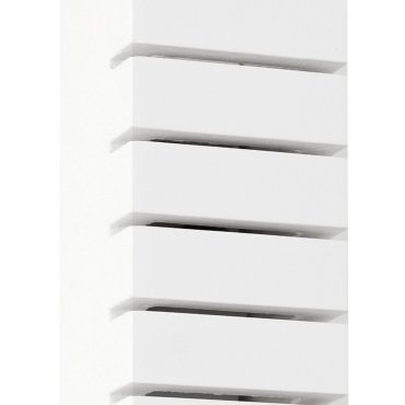 Nova Luce Sandro - applique murale - 9,5 x 9 x 24,5 cm - plâtre blanc