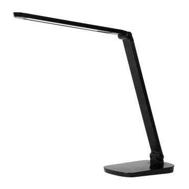 Lucide Vario - lampe de table - 51,5 x 13,5 x 39,4 cm - 8W LED dimmable inclus - noir