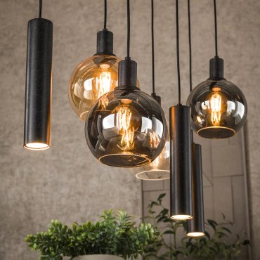 Vico Sfera Tricolore - suspension - 100 x 20 x 150 cm - artic noir