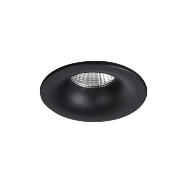 Maxlight Yuca Fixed - spot à encastrer - Ø 47 mm, Ø 42 mm à encastrer - 3W LED inclus - noir