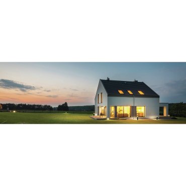 ONE Light LED Bollards Range - lampe de jardin - Ø 12 x 80 cm - 12W LED inclus - IP65 - anthracite - couleur de lumière blanc chaud