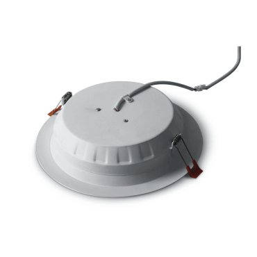ONE Light Budget Downlight Range - spot encastré - Ø 235 mm, Ø 210 mm encastré - 24W LED inclus - blanc - couleur de lumière blanc chaud