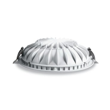 ONE Light Dark Light Dome Reflector - spot à encastrer - Ø 225 mm, Ø 210 mm encastrable - 22W LED inclus - blanc - couleur de lumière blanche