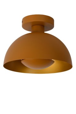 Lucide Siemon - plafonnier - Ø25 x 19 cm - jaune ocre
