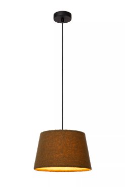 Lucide Woolly - lampe suspendue - Ø 28 x 150 cm - vert