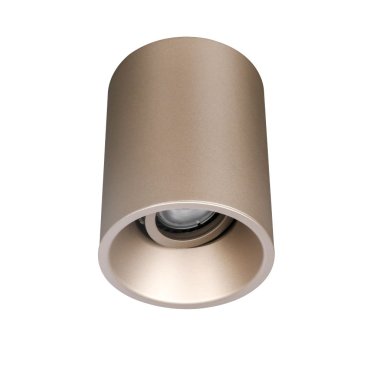 Artdelight Moreno – spot en saillie – Ø 9,6 x 12,6 cm – champagne