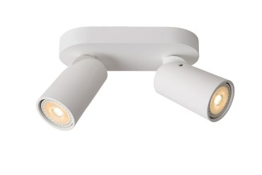 Lucide Xyrus 2 - spot en saillie - 20 x 9 x 12,5 cm - 2 x 5W LED dimmable inclus - dim to warm - white