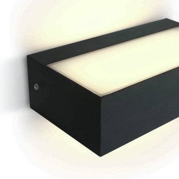 ONE Light Outdoor Wall Up &amp; Down Lights - applique murale extérieure - 17 x 8 x 4,6 cm - 7W LED inclus - IP65 - anthracite