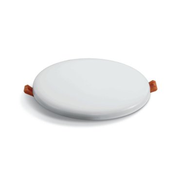ONE Light Frameless Range - plafonnier encastré - Ø 15,5 x 2,2 cm - 15W LED inclus - IP65 - blanc - couleur de lumière blanche