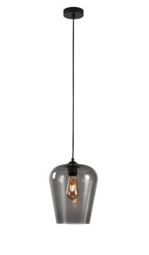 Artdelight Tombo - lampe suspendue - Ø 23 x 186 cm - fumé