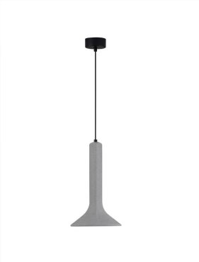 Nova Luce Dylan - suspension - Ø 22,3 x 150 cm - gris