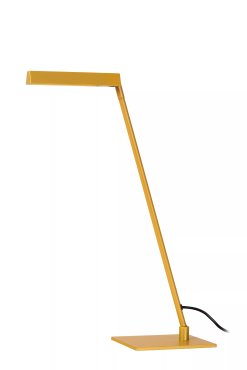 Lucide Lavale - lampe à poser - 27,2 x 13 x 42,3 cm - 3W LED avec fonction dimmer inclus - ocre jaune