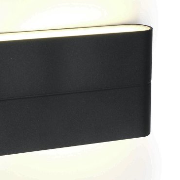 ONE Light Outdoor Slim Range - applique murale extérieure - 17,5 x 9 x 2,8 cm - 2 x 6W LED inclus - IP54 - anthracite