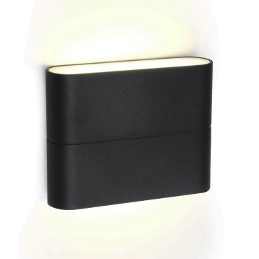ONE Light Outdoor Slim Range - applique murale extérieure - 11,5 x 9 x 2,8 cm - 2 x 3W LED inclus - IP54 - anthracite