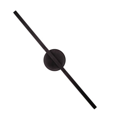 Maxlight Merano - applique murale - 8 x 8 x 45 cm - 10W LED inclus - noir