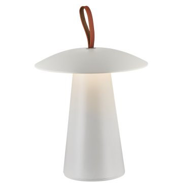 Nordlux Ara To-Go 2 - lampe de table d'extérieur avec batterie - Ø 19,7 x 29,2 cm - 2W dimmable LED inclus - IP54 - blanc
