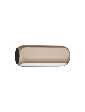 Nova Luce Elli - plafonnier - 17 x 6 cm - 11W dimmable LED inclus - café moka et noir mat