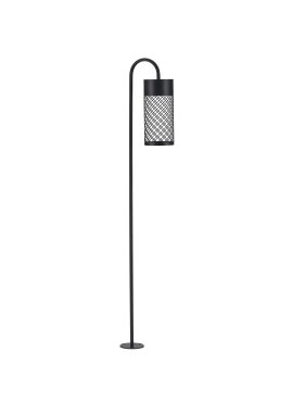 Nova Luce Motley - lampe de jardin - Ø 10 x 100 x 18,5 cm - 9W LED inclus - IP65 - noir sablé