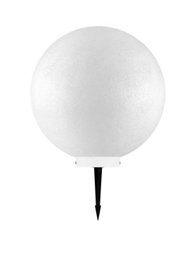Nova Luce Moon - lampe de jardin sur piquet - Ø 40 x 40 cm - IP65 - blanc