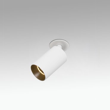 Faro Stan - spot en saillie 1L - Ø 6 x 13,7 cm, encastré Ø 50 mm - blanc mat