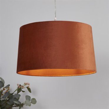 Abat-jour tambour Searchlight - Ø 40 x 25 cm - orange