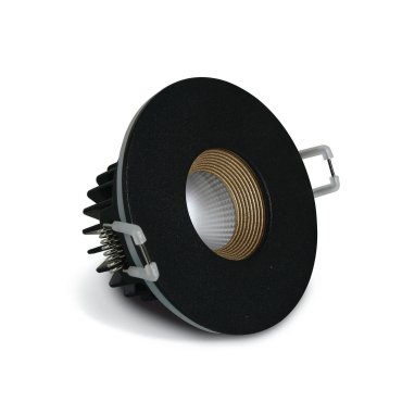 ONE Light COB Range spot encastrable - Ø 88 mm, Ø 75 mm encastrable - 8W LED inclus - IP54 - noir