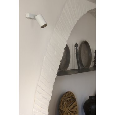 Faro Stan - spot en saillie 1L - 17,5 x 14,2 x 9,8 cm - blanc mat