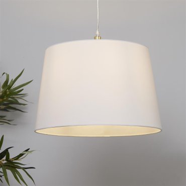 Abat-jour conique Clyde Searchlight - Ø 40 x 26 cm - blanc