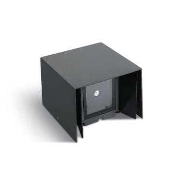 ONE Light Indoor/Outdoor Adjustable Beams - applique murale extérieure - 14 x 10,5 x 14,5 cm - 2 x 3W LED inclus - IP54 - anthracite