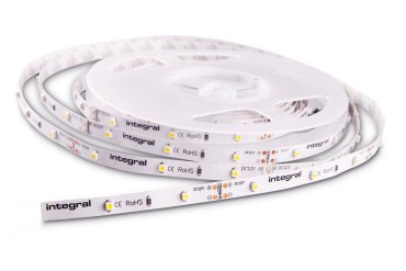 Bande LED intégrale - largeur 1cm, longueur 500 cm - 24Vdc - 12 Watt par mètre - IP20 - 3000K
