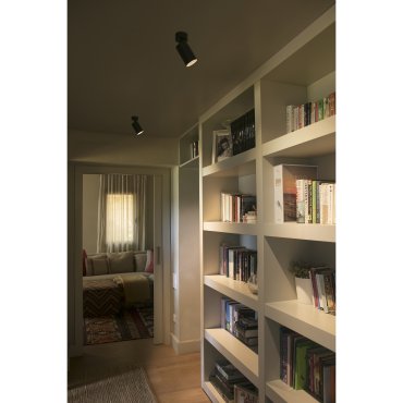 Faro Stan - spot en saillie 1L - Ø 6 x 15 cm - 15W LED inclus - noir mat