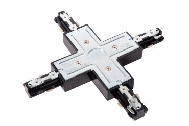 Lucide Track X coupler - Système de voie monophasé - 230V - Noir