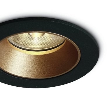 ONE Light COB Dark Light Range - spot encastré - Ø 85 mm, Ø 76 mm encastré - 7W LED inclus - noir