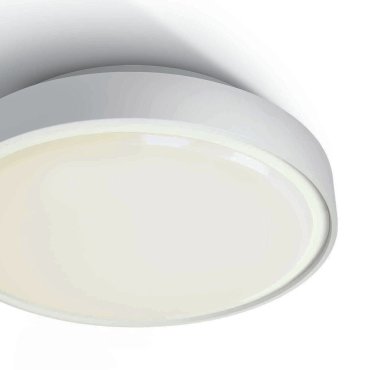 ONE Light E27 Plafo Outdoor - plafonnier extérieur - Ø 30 x 9,3 cm - IP65 - blanc