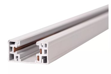 Lucide Track Rail en applique - Système de rail monophasé avec plaque de recouvrement - 2 mètre - blanc