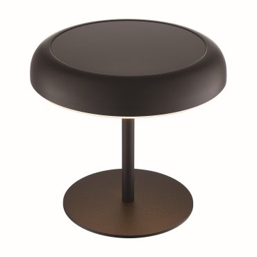 Nordlux Elmer Solar - lampe de table d'extérieur avec batterie - Ø 13 x 17 cm - 3 niveaux de gradation - 2W LED inclus - IP44 - noir