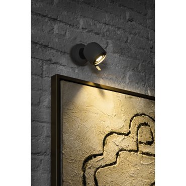 Faro Stone - spot en saillie 1L - 9 x 13 x 13,5 cm - gris
