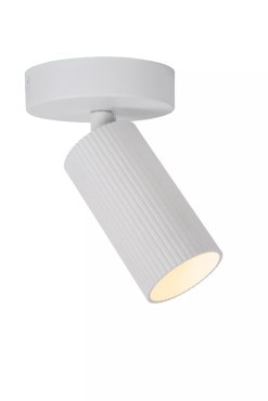 Lucide Clubs - spot en saillie - Ø 10 x 14,9 cm - blanc